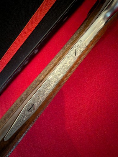 Factory Engraved and Gold Inlaid Browning 28 Gauge Citori Grade VI Over/Under Shotgun with Case - Image 11 of 13