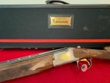 Factory Engraved and Gold Inlaid Browning 28 Gauge Citori Grade VI Over/Under Shotgun with Case - Image 2 of 13