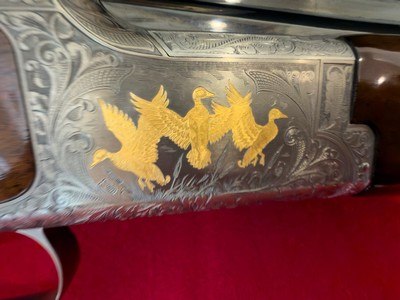 Factory Engraved and Gold Inlaid Browning 28 Gauge Citori Grade VI Over/Under Shotgun with Case - Image 10 of 13