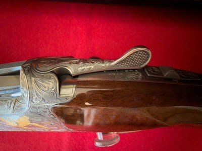 Factory Engraved and Gold Inlaid Browning 28 Gauge Citori Grade VI Over/Under Shotgun with Case - Image 6 of 13