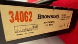 Factory T. Naka Signed and Engraved .22 Auto Grade III Semi-Automatic Rifle with Box - Image 7 of 13