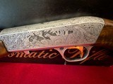 Factory T. Naka Signed and Engraved .22 Auto Grade III Semi-Automatic Rifle with Box - Image 4 of 13