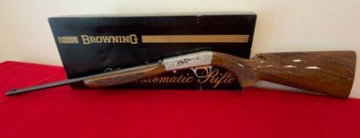 Factory T. Naka Signed and Engraved .22 Auto Grade III Semi-Automatic Rifle with Box