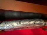 Factory T. Naka Signed and Engraved .22 Auto Grade III Semi-Automatic Rifle with Box - Image 5 of 13