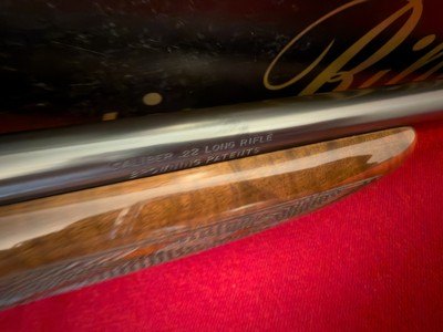 Factory T. Naka Signed and Engraved .22 Auto Grade III Semi-Automatic Rifle with Box - Image 9 of 13