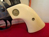 COLT SINGLE ACTION ARMY EARLY GEN 2 NICKEL FINISH FAUX MOTHER OF PEARL GRIPS IN .45 COLT - Image 2 of 10