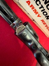 COLT SINGLE ACTION ARMY EARLY GEN 2 NICKEL FINISH FAUX MOTHER OF PEARL GRIPS IN .45 COLT - Image 8 of 10