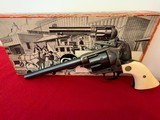 COLT SINGLE ACTION ARMY EARLY GEN 2 NICKEL FINISH FAUX MOTHER OF PEARL GRIPS IN .45 COLT