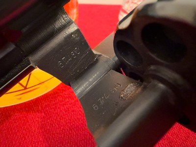 COLT PYTHON .357 MAGNUM REVOLVER – EARLY 1967 PRODUCTION – 4" BARREL – ORIGINAL "SMILEY FACE" WALNUT GRIPS - Image 5 of 9
