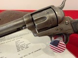 ANTIQUE GEN 1 COLT SINGLE ACTION ARMY REVOLVER 7 1/2– FACTORY LETTERED TO HARTLEY & GRAHAM – .45 COLT – 1884 PRODUCTION – WITH DOUBLE LOOP HOLSTER - Image 2 of 11