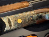 FACTORY ENGRAVED AND GOLD INLAIDBERETTA MODEL 687 SILVER PIGEON V WITH CASE AND TOOLS - Image 5 of 11