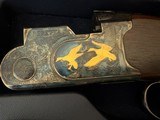 FACTORY ENGRAVED AND GOLD INLAIDBERETTA MODEL 687 SILVER PIGEON V WITH CASE AND TOOLS - Image 4 of 11