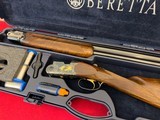 FACTORY ENGRAVED AND GOLD INLAIDBERETTA MODEL 687 SILVER PIGEON V WITH CASE AND TOOLS - Image 1 of 11