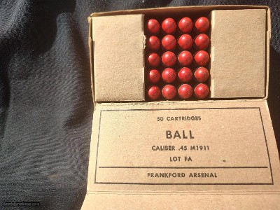 Frankford arsenal 45 Auto tracers 50 rounds