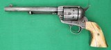 Colt SAA
7 1/2" Barrel .45 Colt Mfg in 1897
Bone grips Matching Numbers - 2 of 5