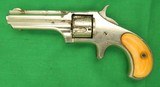 Remington Smoot New Model No. 1 Revolver, 30 Rimfire Short, Nickel with Ivory Grips - 2 of 5