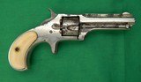 Remington Smoot New Model No. 1 Revolver, 30 Rimfire Short, Nickel with Ivory Grips - 1 of 5