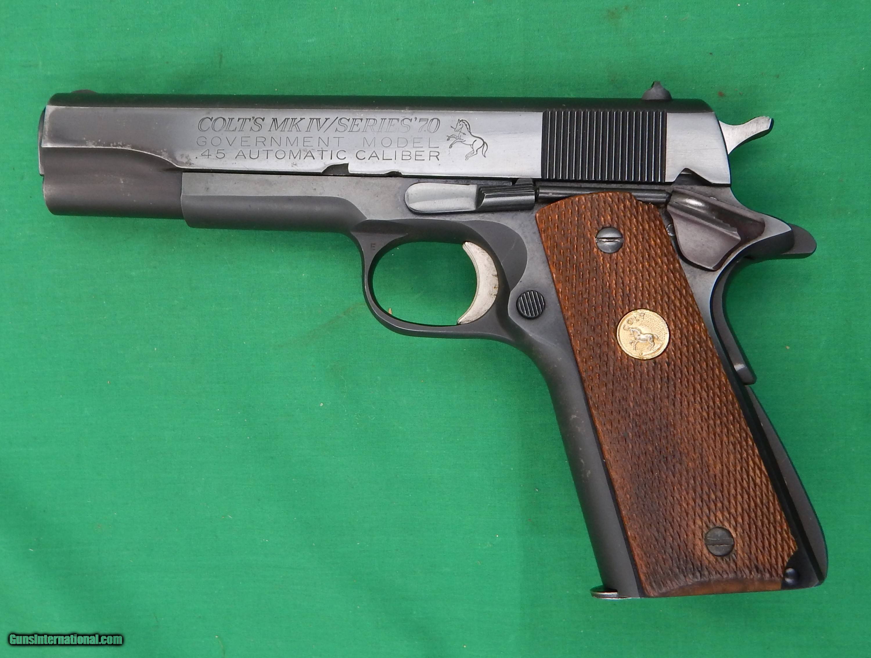 Colt's MK IV Series 70, Government Model 45 Automatic