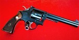 SMITH & WESSON VINTAGE K38 TARGET MASTERPIECE, 5 SCREW, ORIGINAL BOX, PINNENED 6