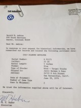 Colt Diamondback, 22 Magnum, 1976 Manufacturer - 7 of 9