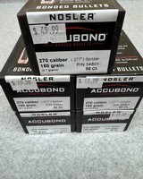 Nosler 270 cal 150gr Accubond - 1 of 1