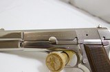 1980 Browning Hi-Power Bright Nickel Finish w/ Gold - Very Fine Condition! - 5 of 7