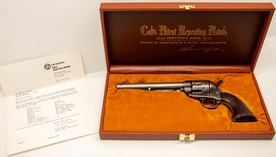 Lettered 1880 Colt Single Action Army 1st Gen. .44-40 / 7.5