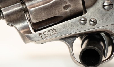 Lettered 1880 Colt Single Action Army 1st Gen. .44-40 / 7.5