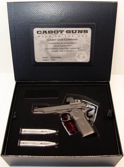 Cabot Insurrection Doublestack Custom 1911 Black DLC 9mm/5