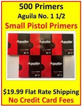 AGUILASMALL PISTOL Primers (500 count) - 1 of 2