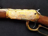 Winchester Model 94 Lever Action 24kt GOLD .30-30 3030 custom-build by A&A / Limited Edition / 100 Year Anniversary - 2 of 15