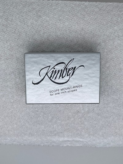 NOS Kimber of Oregon 82 factory scope rings polished