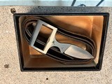 Vintage Bowen Belt Buckle Knife with Belt - 1 of 3