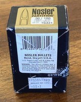 Nosler Partition 30 Caliber .308 180 Grain Full Box Of 50 - 2 of 3