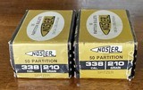 Nosler Partition .338 210/250 Grain Bullets 150 Total - 1 of 2