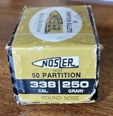 Nosler Partition .338 210/250 Grain Bullets 150 Total - 2 of 2