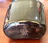 WWII Porcelain Enameled Canteen Dated 1942 With Canvas Cover REP - 7 of 8