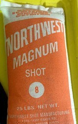 Northwest Magnum No. 8 Lead Shot 25 Pounds Sealed Bag - 1 of 1