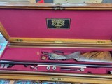 W&C Scott 12ga Premier Grade, 3brl set in makers case - 1 of 15