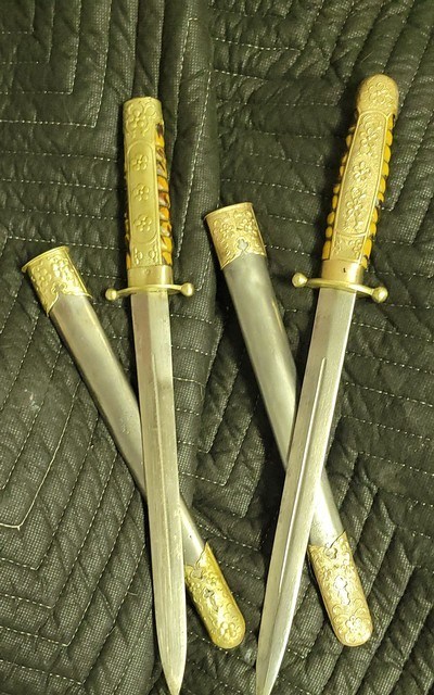 WWII Chinese Officer Daggers, 2ct - Image 2 of 2