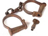 Civil War Handcuffs w/ Key - Image 1 of 2