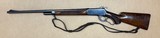 Winchester Model 71 Deluxe Lever Action Rifle in 348 WCF - 1 of 10
