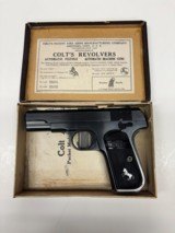 Colt 1903 32acp Pocket Hammerless Semi Automatic Pistol