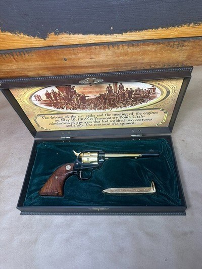Colt Frontier Scout 22 LR - 1869-Golden Spike-1969 - Image 10 of 13