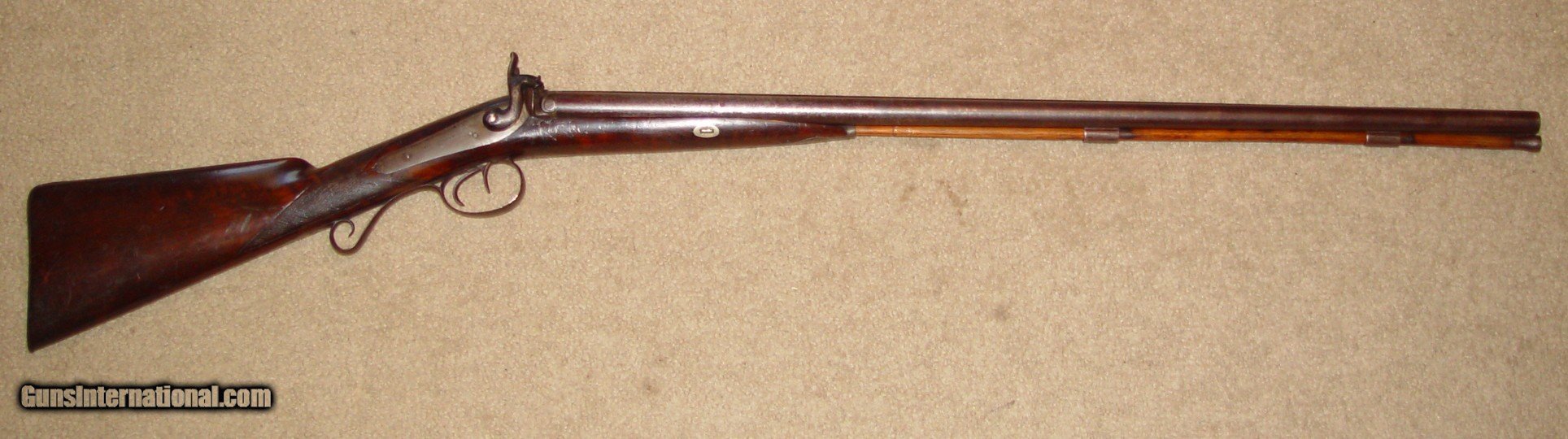 1840's C. Siebert 20 Gauge Side by Side Percussion Shotgun