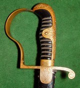 WWII German Army Officer's Roon Pattern Dove Head Sword - 2 of 14