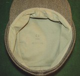 Original WWII German M43 Heer Officer's Green Wool Field Cap - 6 of 9