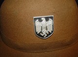 Original 2 Insignia WWII German Afrika Korps Pith Helmet - 3 of 11