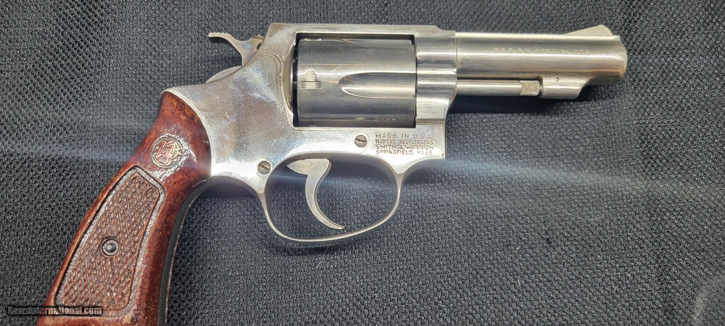 Smith Wesson Model 36-1 Nickel 38