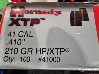 Hornady 41 cal xtp